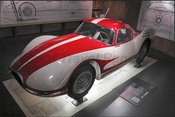 Prototype of FIAT turbine cars dated 1954. The lines of the cars change, becoming more and more aerodynamic Prototype of FIAT turbine cars dated 1954. The lines of the cars change, becoming more and more aerodynamic