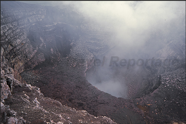 Masaya Volcanic Park. The caldera of the volcano called Las Sierra Masaya Volcanic Park. The caldera of the volcano called Las Sierra