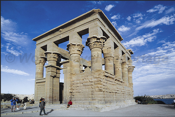 Philae Temple on Agilka Island near Aswan Dam