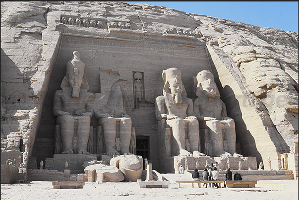 Abu Simbel. Temple to the great Pharaoh Ramses