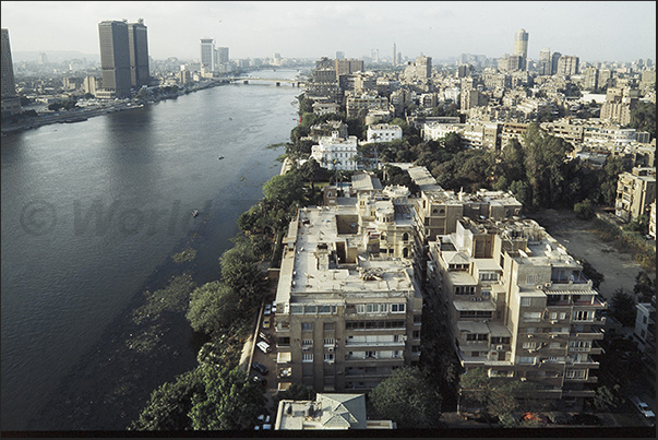 Nile crosses the great city of Cairo Nile crosses the great city of Cairo