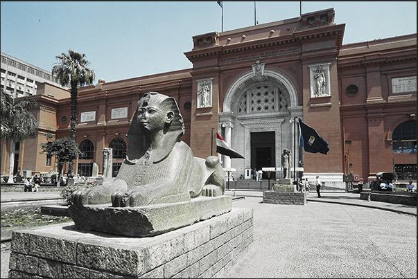Cairo. Entrance to the Egyptian Museum Cairo. Entrance to the Egyptian Museum