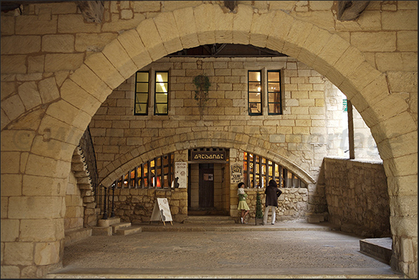 Village of Saint Emilion. Area of winemakers and producers of Bordeaux wines