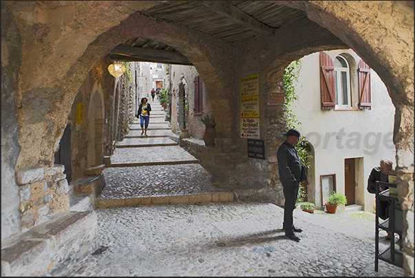 The medieval village of Saint Agnes