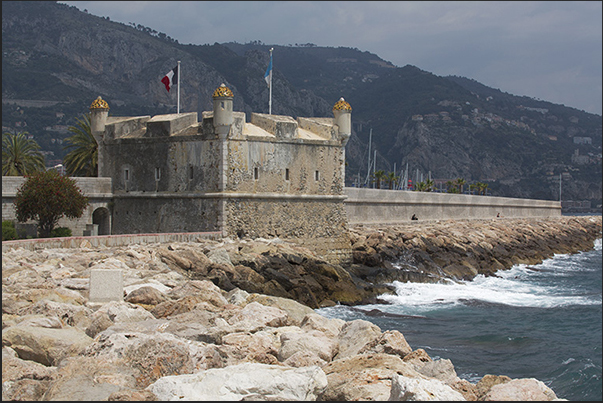 The ancient fort on the port called La Riviera The ancient fort on the port called La Riviera