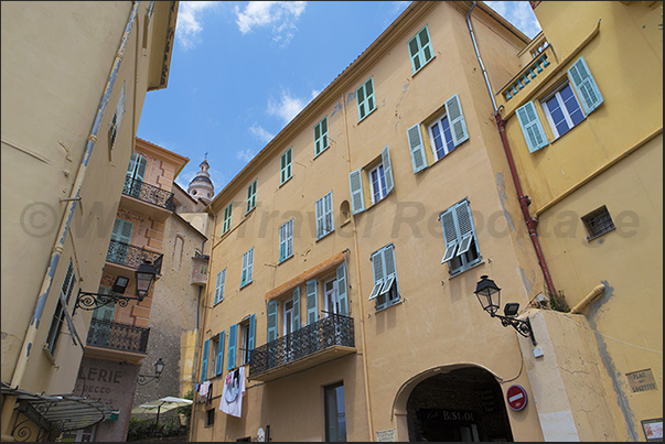 The historic center under the church