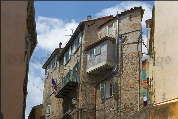 The historic center under the church