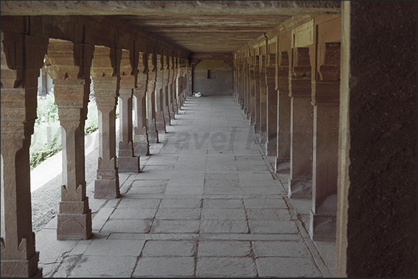 Ancient corridors inside the Agra Red Fort Ancient corridors inside the Agra Red Fort