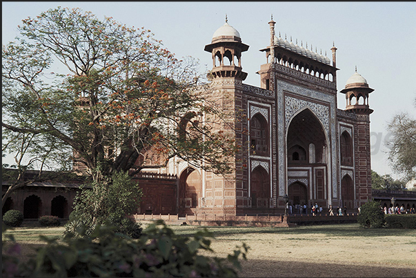 Agra. The access portal to Taj Mahal complex Agra. The access portal to Taj Mahal complex