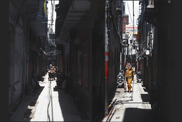 Alleys of the city of Jaipur