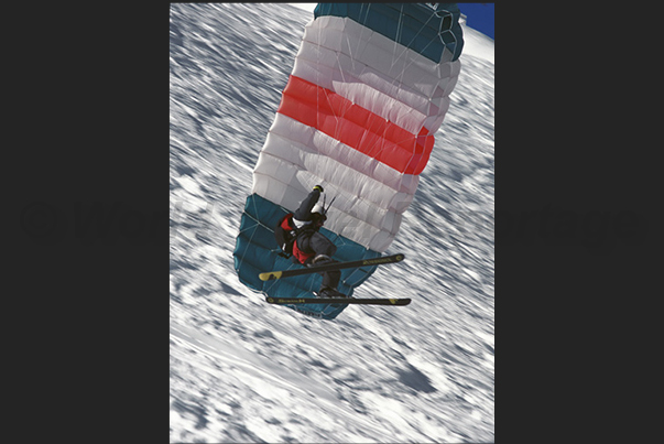 Speed Riding. In the race you must not only know how to ski but also fly Speed Riding. In the race you must not only know how to ski but also fly