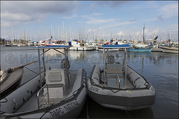 The port of Porquerolles island