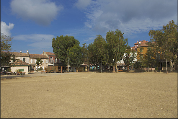 Place Armes in front of the Sainte Anne church