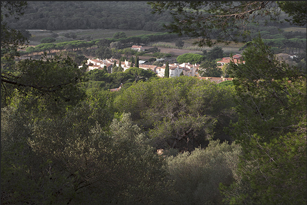 The port village seen from the Fort Sainte Agathe