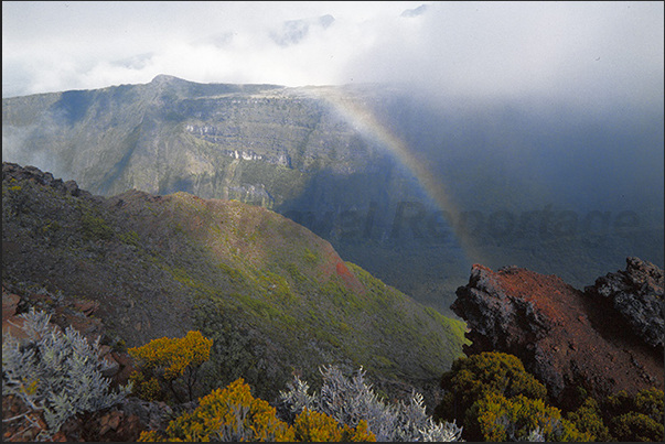 Plaines des Sables. Central area towards Cilaos. Valleys around the plateau