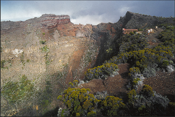 Plaines des Sables. Central area towards Cilaos. Valleys around the plateau Plaines des Sables. Central area towards Cilaos. Valleys around the plateau
