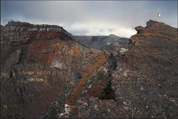 Plaines des Sables. Central area towards Cilaos. Valleys around the plateau Plaines des Sables. Central area towards Cilaos. Valleys around the plateau