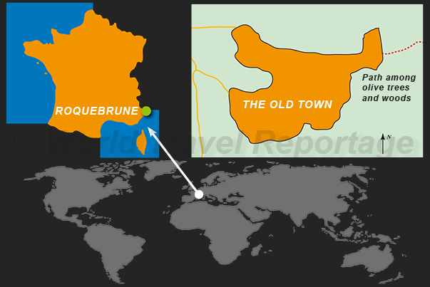 Where is Roquebrune Where is Roquebrune