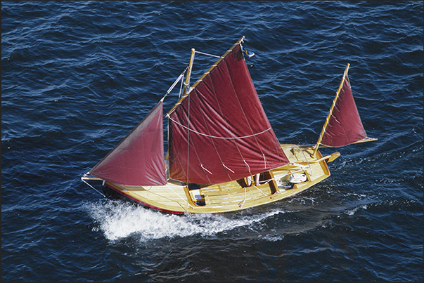 Baltic Sea. Navigation south towards near Karlskrona