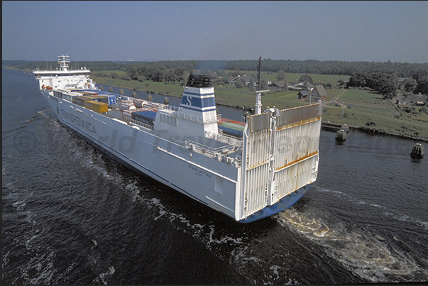 Sailing in the Kiel Canal