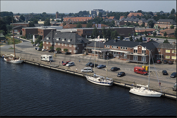 Passage in front of Rendsburg town Passage in front of Rendsburg town