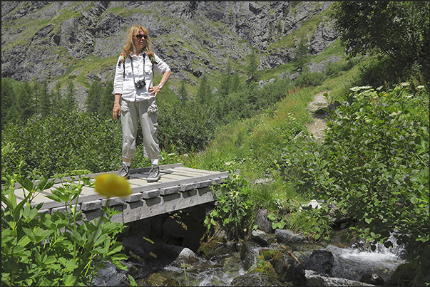 During the descent you meet some streams of clean and fresh water During the descent you meet some streams of clean and fresh water