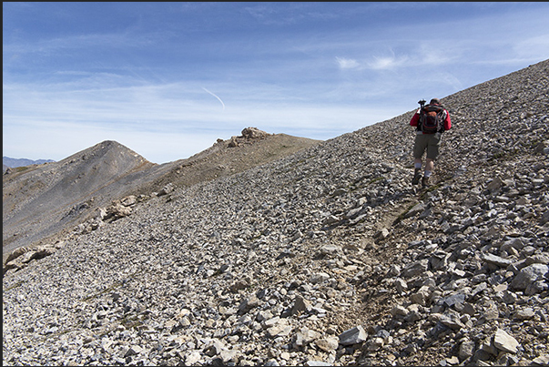 Ascent to the Seguret mountain Ascent to the Seguret mountain