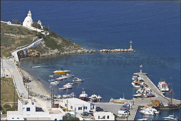 Port of Yalos. The fishermen area Port of Yalos. The fishermen area