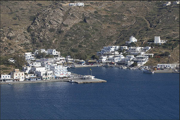 Port of Yalos. The ferry area Port of Yalos. The ferry area
