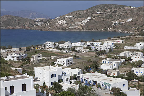 The village in Yalos Bay The village in Yalos Bay