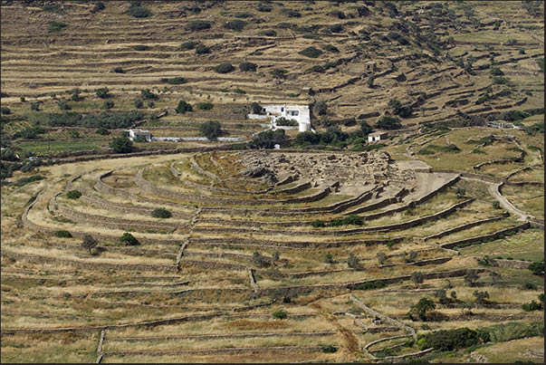 Archaeological site above the village of Yalos