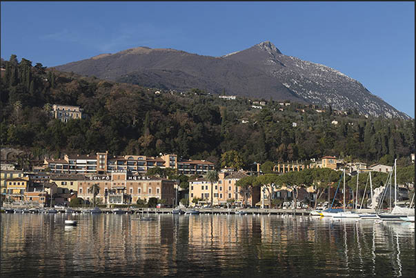 Barbarano port, central west coast of the lake