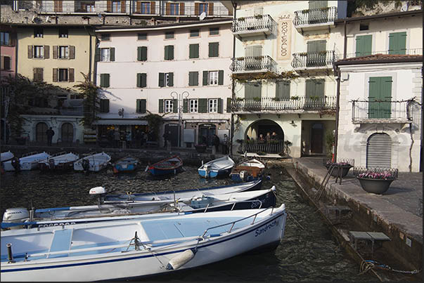 The small port of Limone The small port of Limone