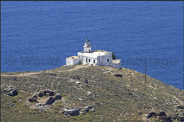 Southern tip. The lighthouse of Tamelos Cape
