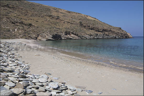 North East coast. The bay and the beach of Psathi