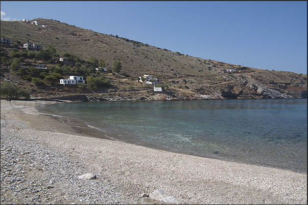 North East coast. The bay and the beach of Orkos