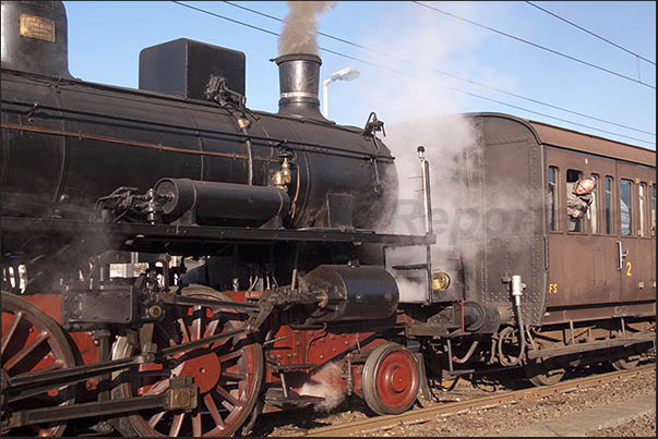 The steam train that once took children from Turin to Govone to meet Santa Claus