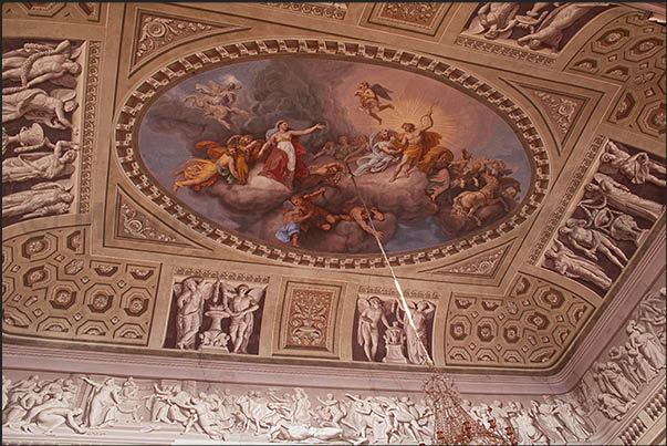 The ceiling of Santa Claus room The ceiling of Santa Claus room