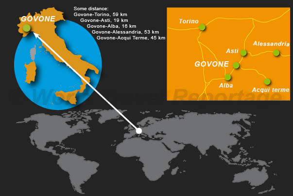 Where is Govone Where is Govone