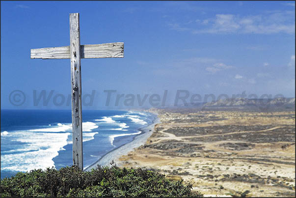 Dunes of San Quintin desert. Pacific Coast