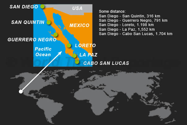 Where is Baja California peninsula Where is Baja California peninsula