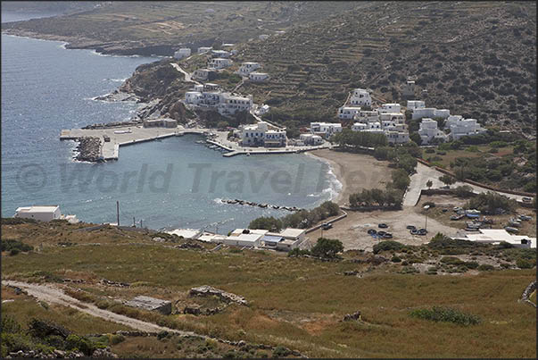 Alopronia, port of arrival and departure of ferries