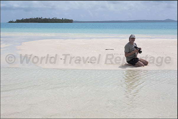 The lagoon and sand banks are an attraction for photographers