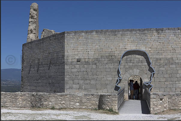 De Sade Castle, which hosts art exhibitions, is now owned by the fashion designer Pierre Cardin De Sade Castle, which hosts art exhibitions, is now owned by the fashion designer Pierre Cardin
