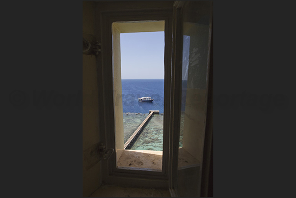 The pier for cruise boats used to reach the lighthouse and, asking permission from the military, go up to the lighthouse The pier for cruise boats used to reach the lighthouse and, asking permission from the military, go up to the lighthouse