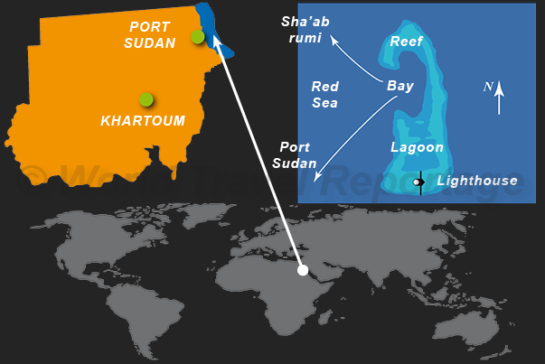 Where is the Sanganeb lighthouse