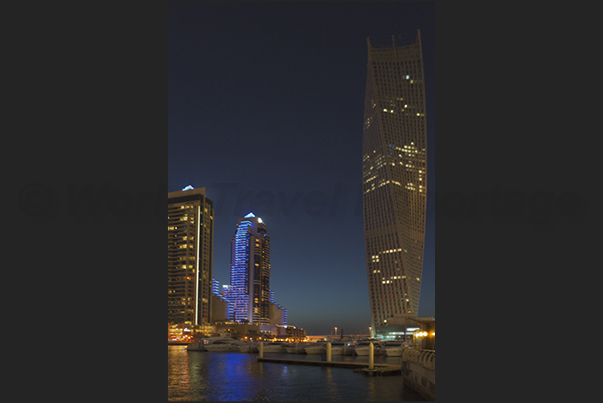 The skyscrapers that overlook the Marina