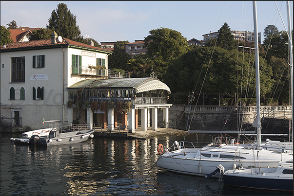 Port of the town of Pallanza