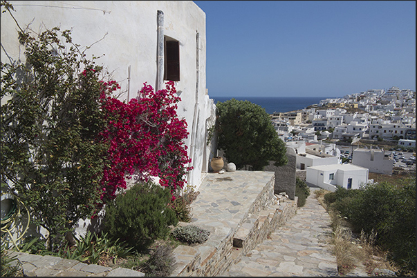 Panorama of the town from the castle on top of the hill