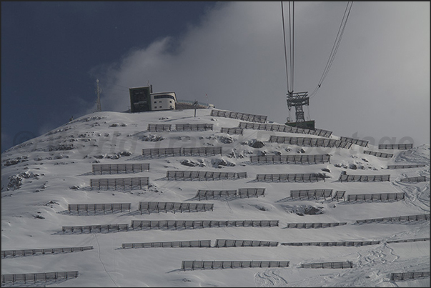 Cable car from Lech to Mount Rufikopf (2362 m)